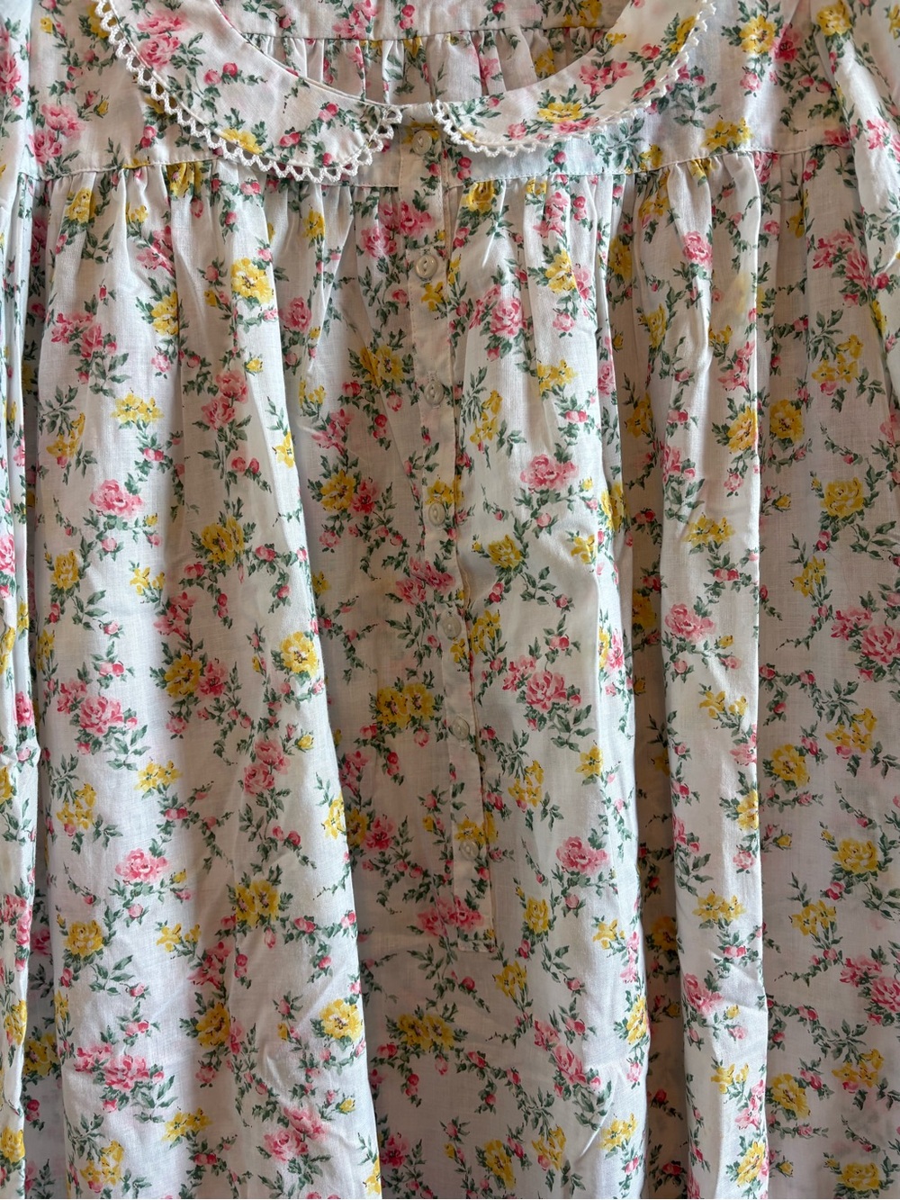 Eileen West Floral Long Sleeve Ballet Nightgown 100% Cotton Size Small NWT - Picture 4 of 13